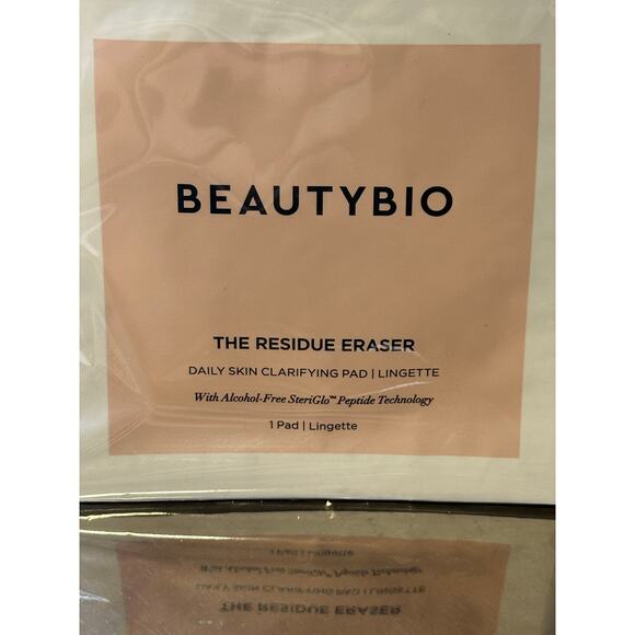 Beauty Bio BeautyBio - The Residue Eraser - 15 Daily Skin Travel Clarifying Pads - Picture 1 of 4
